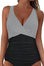 Women's Swimsuit with Wrap Cut and Figure-Flattering Design