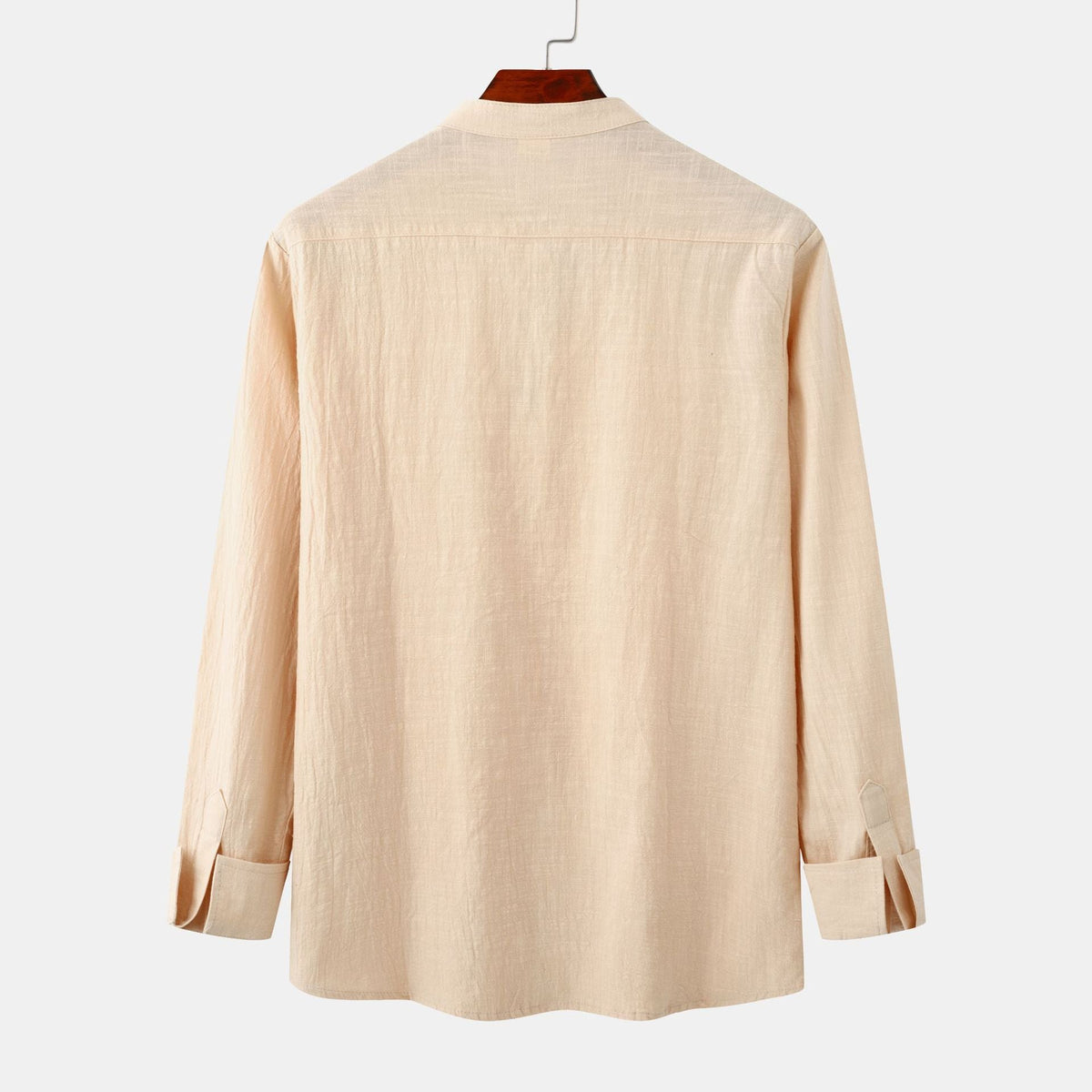 Women's Long-Sleeve Shirt with Henley Collar