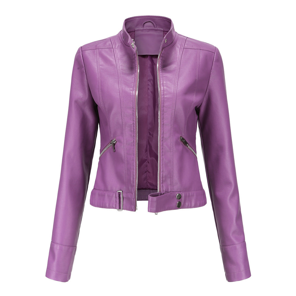 Women's Biker Jacket with Modern Cut