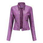 Women's Biker Jacket with Modern Cut