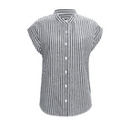 Casual Striped Button-Down Shirt