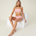 Women's High-Waisted Bandeau Bikini
