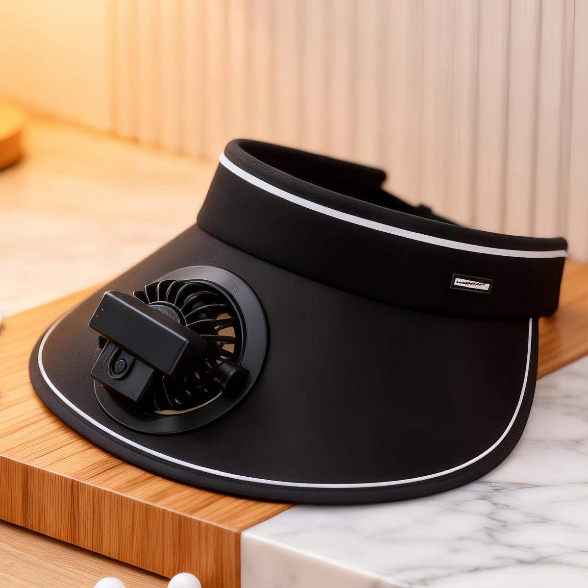 Women's Portable Cooling Hood with Integrated Fan System