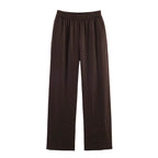 Women's Elegant Loose Culottes with Elastic Waist