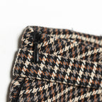 Women's Plaid Mini Skirt with Side Slit