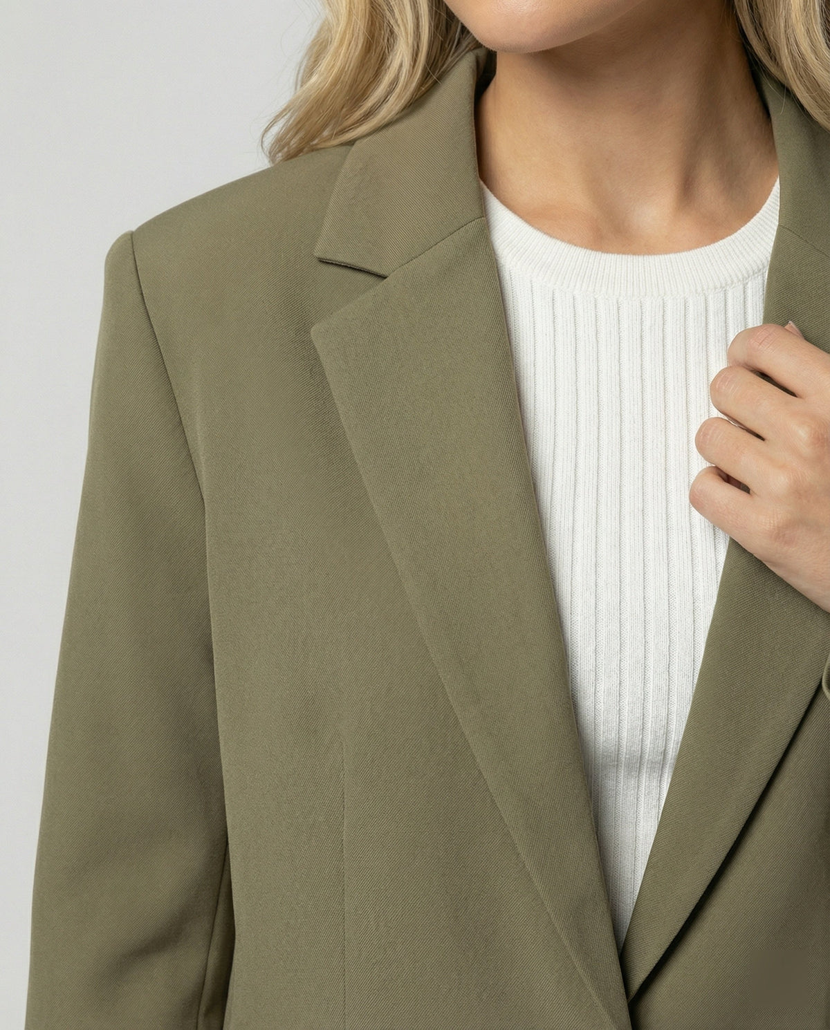 Women's Elegant Suit Set with Wide-Leg Trousers and Modern Blazer