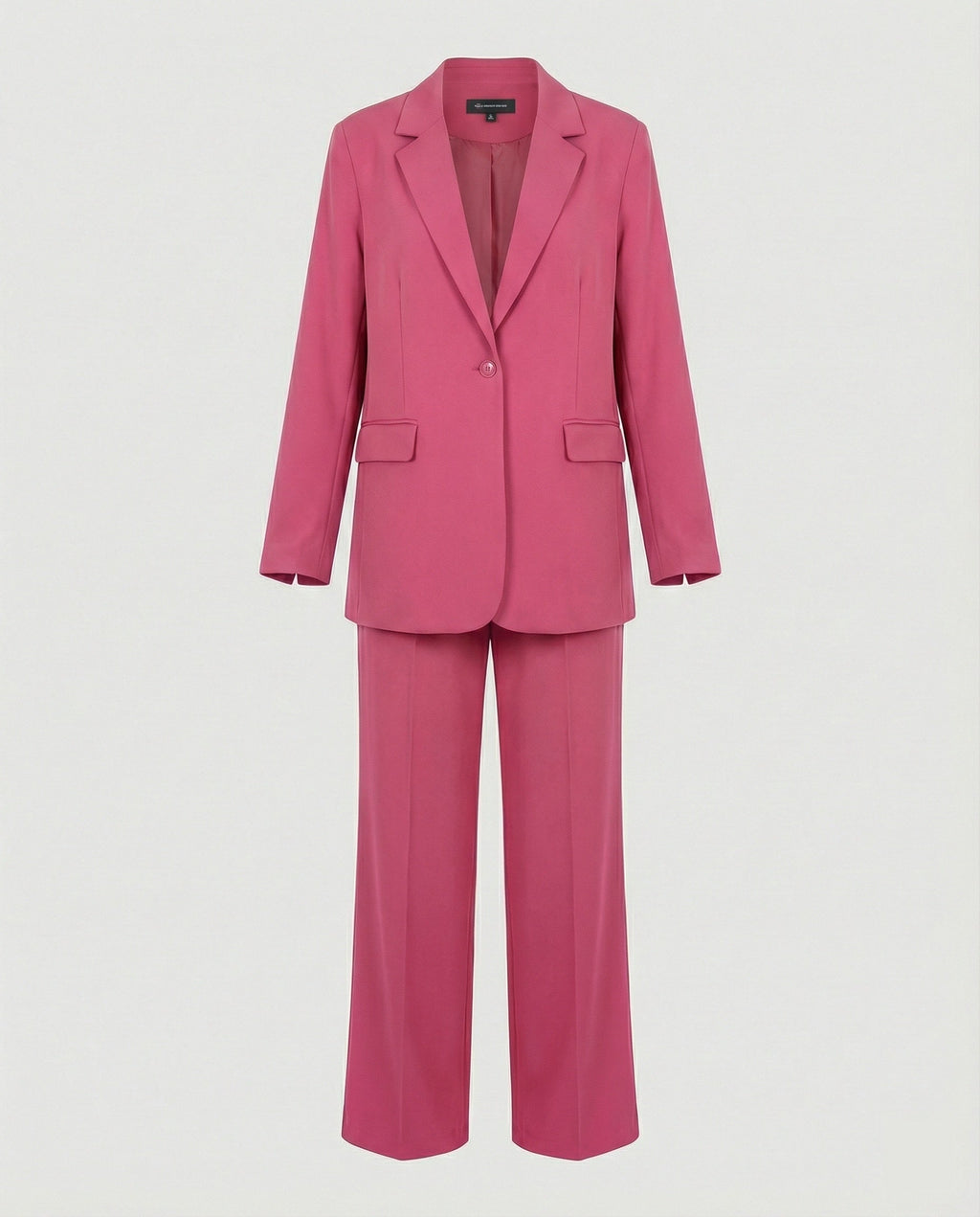 Women's Elegant Suit Set with Wide-Leg Trousers and Modern Blazer