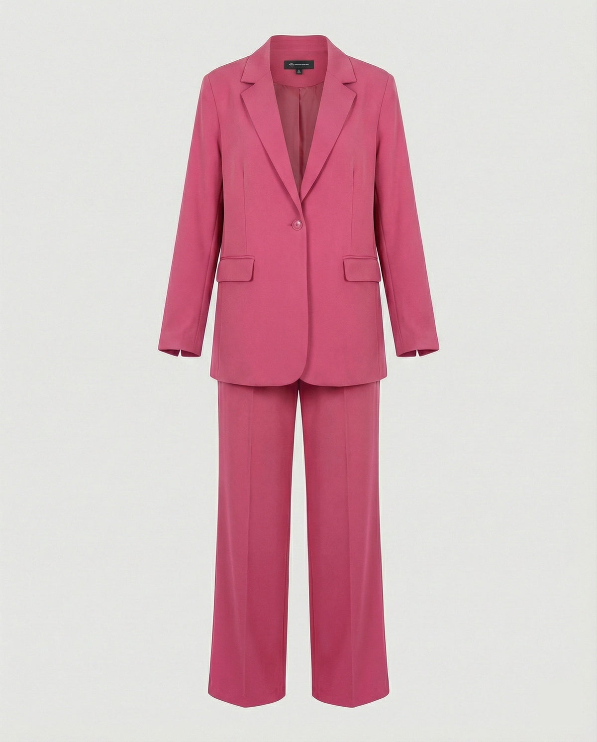 Women's Elegant Suit Set with Wide-Leg Trousers and Modern Blazer