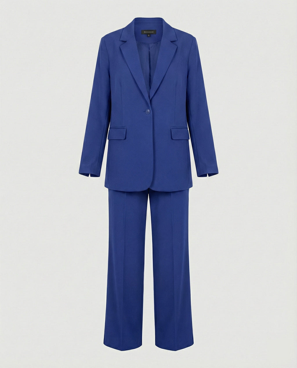 Women's Elegant Suit Set with Wide-Leg Trousers and Modern Blazer