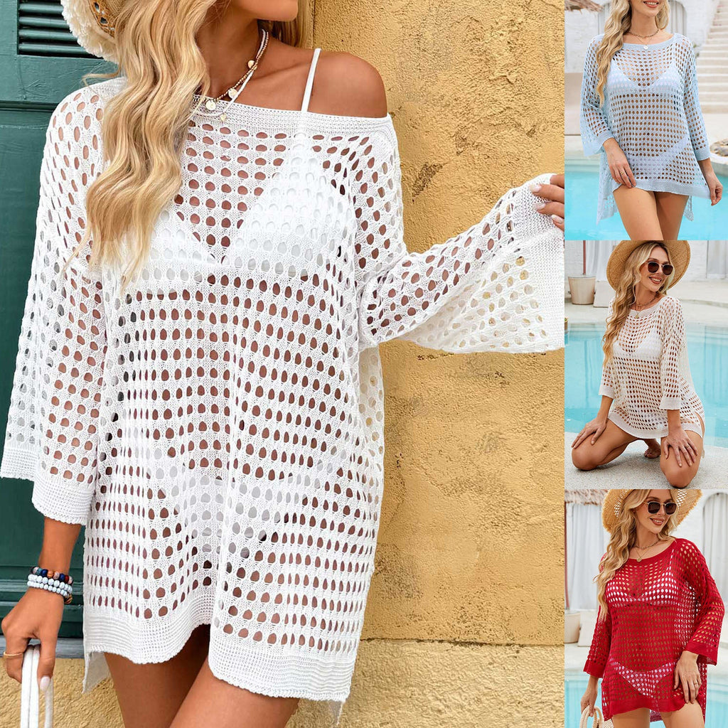 Women's Airy Mesh Beach Cover-Up