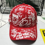 Men's Graphic Print Snapback Cap