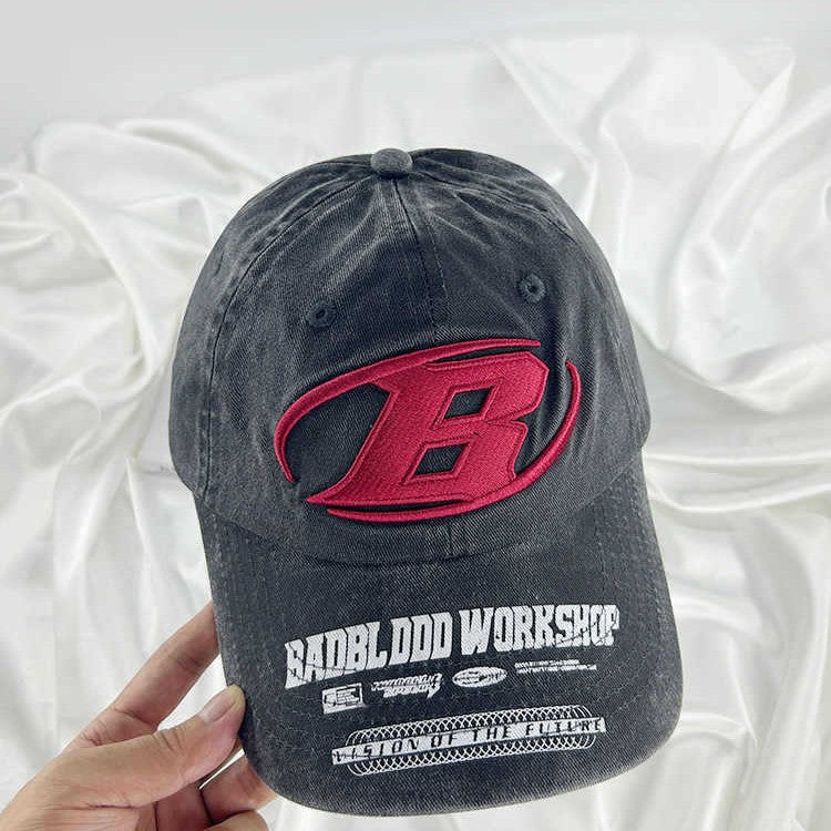 Men's Distressed Graphic Baseball Cap