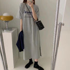 Women's Casual Lounge Dress with Graphic Print and Comfortable Fit