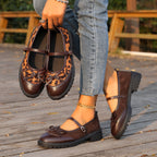 Women's Modern Leopard Print Ballet Flats