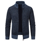 Women's Elegant Cardigan with Stand-Up Collar