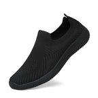 Women's Breathable Slip-On Sneakers with Elastic Upper
