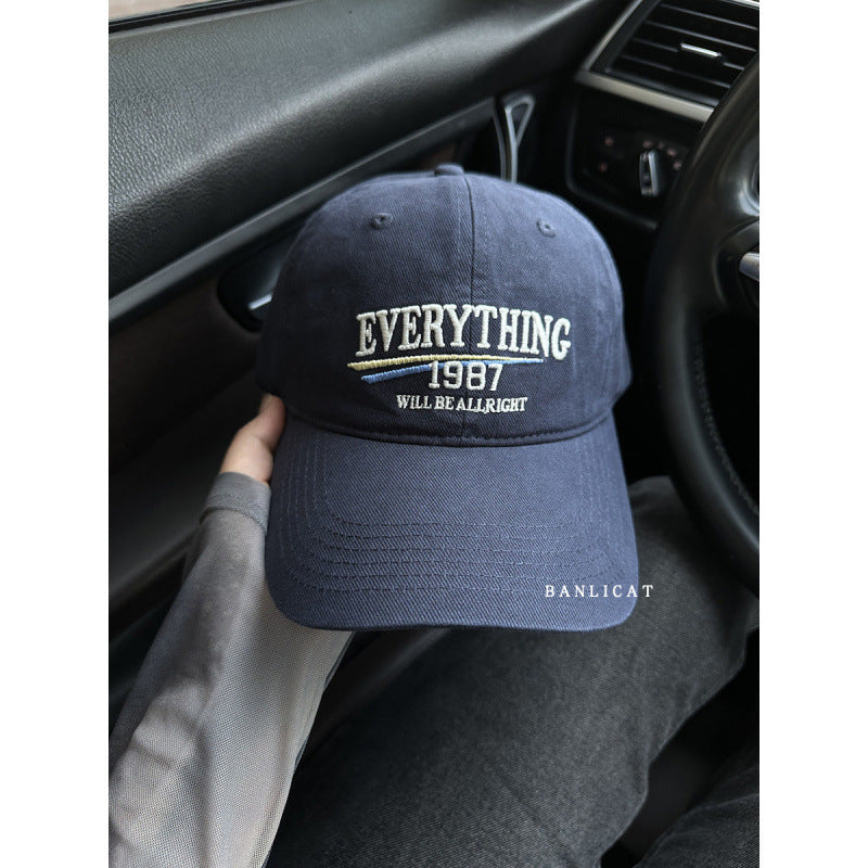 Men's Casual Embroidered Statement Baseball Cap