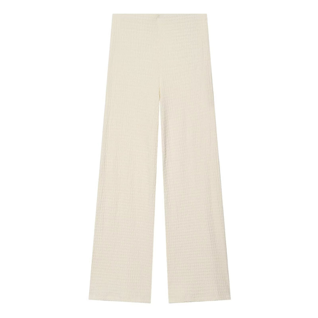 Women's High-Waisted Wide-Leg Pants