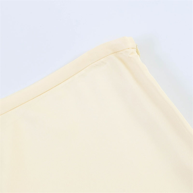 Women's Elegant Palazzo Trousers with Delicate Lace Trim