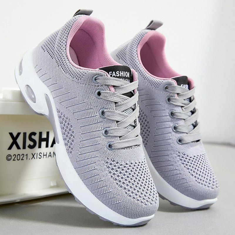 Breathable Sports Sneakers with Cushioned Sole