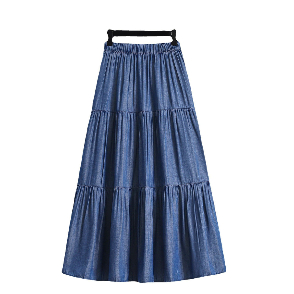 Women's Casual Vintage-Style Midi Skirt