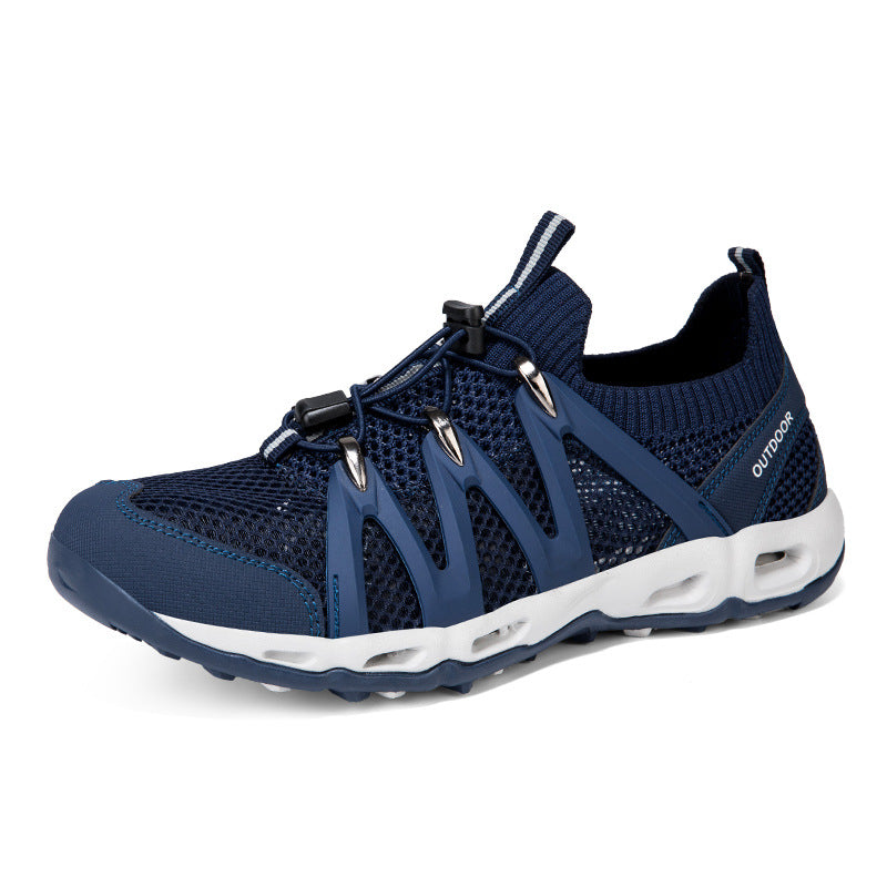 Women's Breathable Outdoor Sneakers with Elastic Quick-Lace System