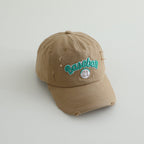 Men's Distressed Cotton Baseball Cap