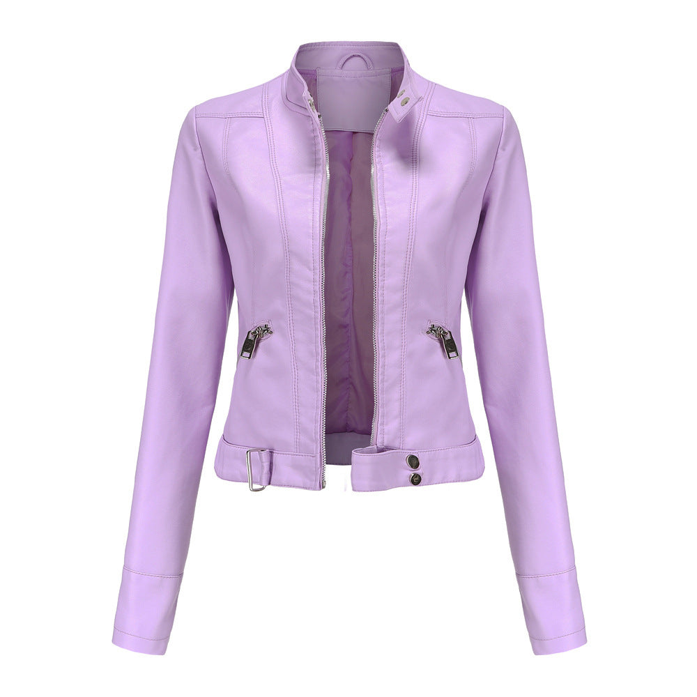 Women's Biker Jacket with Modern Cut