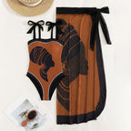 Women's Swimsuit with Airy Wrap Skirt