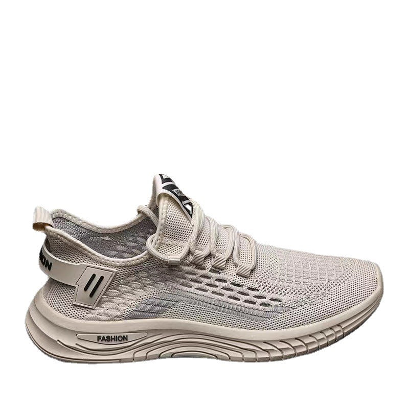 Women's Breathable Sports Sneakers with Elastic Upper and Cushioning Sole