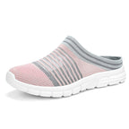 Women's Breathable Slip-On Sneakers with Elastic Design and Flexible Sole