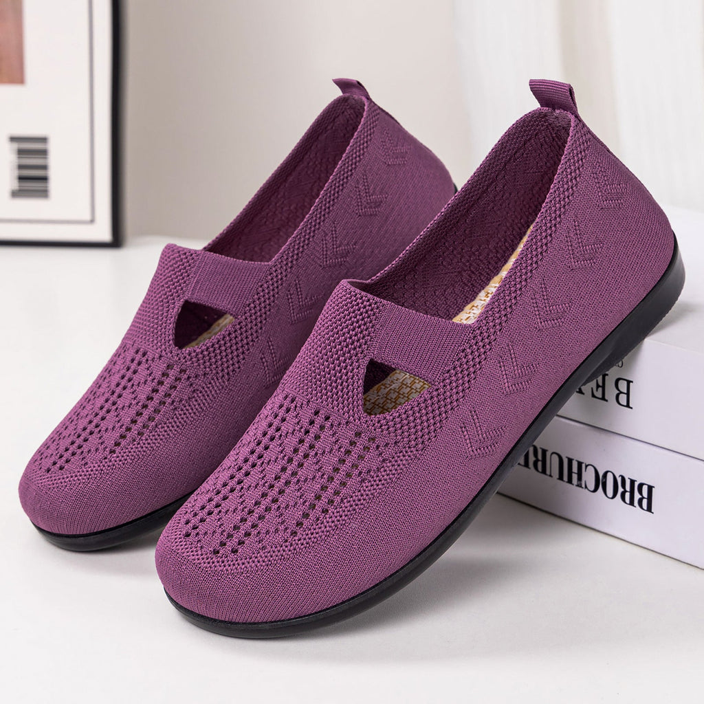 Women's Breathable and Flexible Everyday Shoes with Elastic Entry