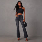 Women's High-Waisted Bootcut Jeans