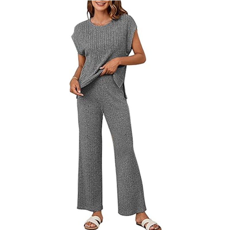 Women's Knitted Two-Piece Suit