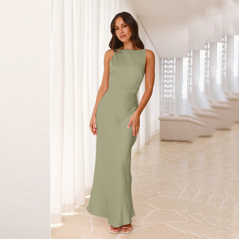 Women's Elegant Floor-Length Dress