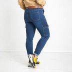 Women's Cargo Jeans with Pockets