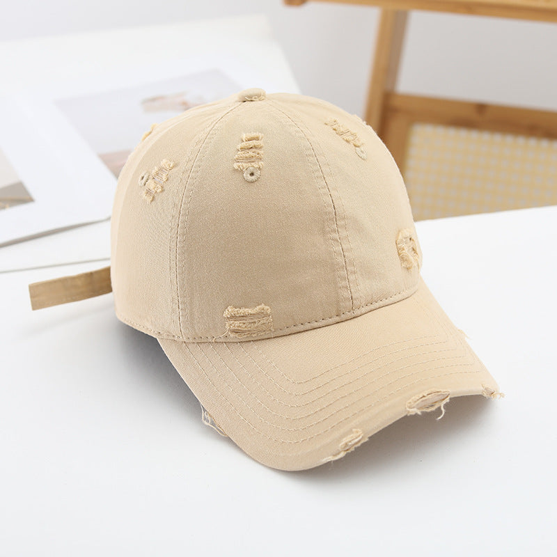 Women's Casual Destroyed Baseball Cap