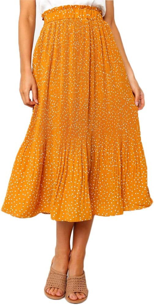 Women's Maxi Skirt with Fashionable Animal Print