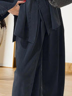 Elegant Kimono Jacket with Wide Sleeves and Loose Fit
