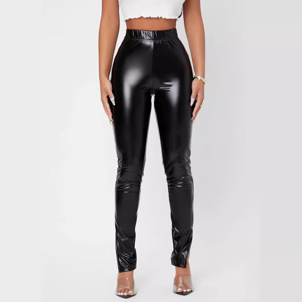 Women's High-Shine Form-Fitting Leggings