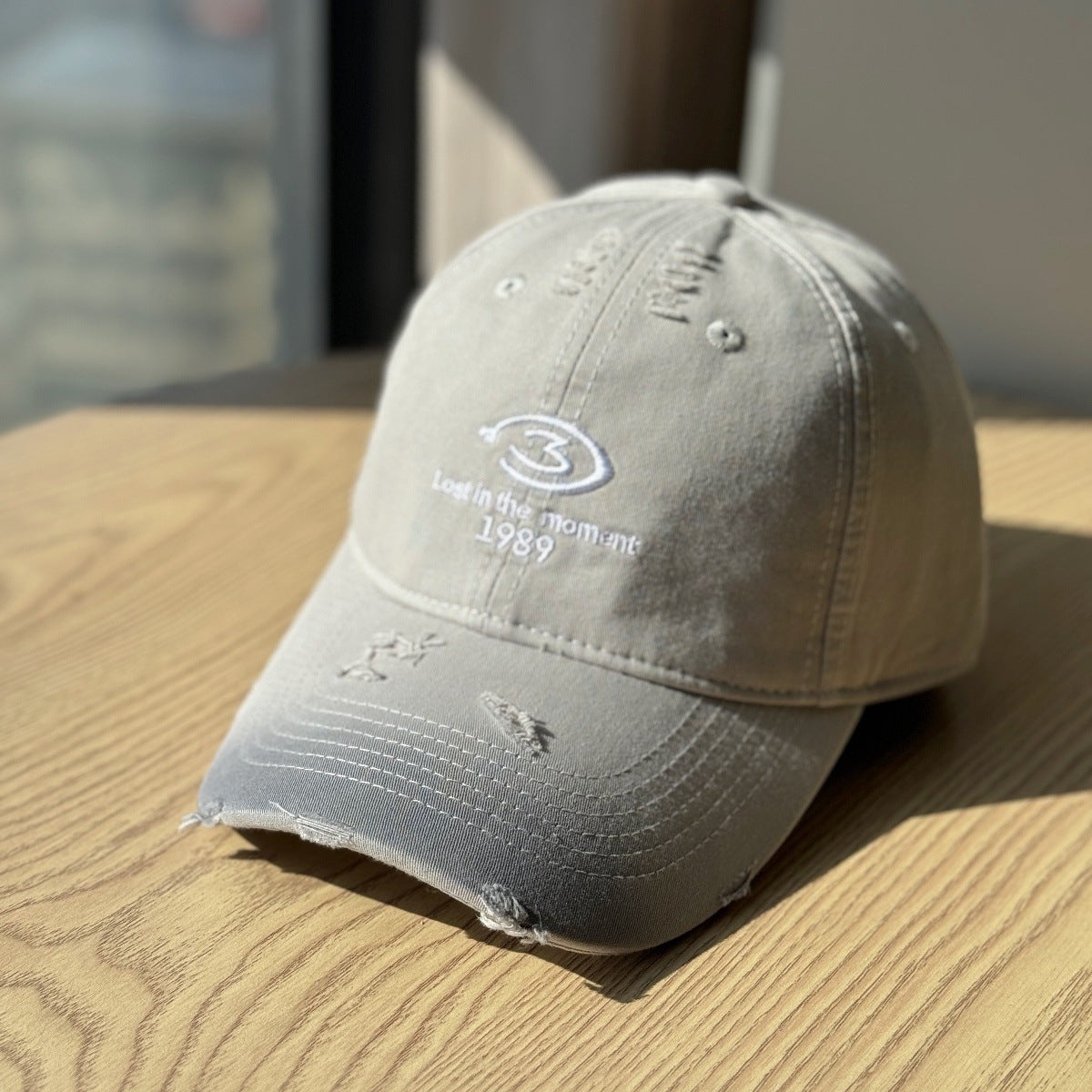 Men's Distressed Baseball Cap