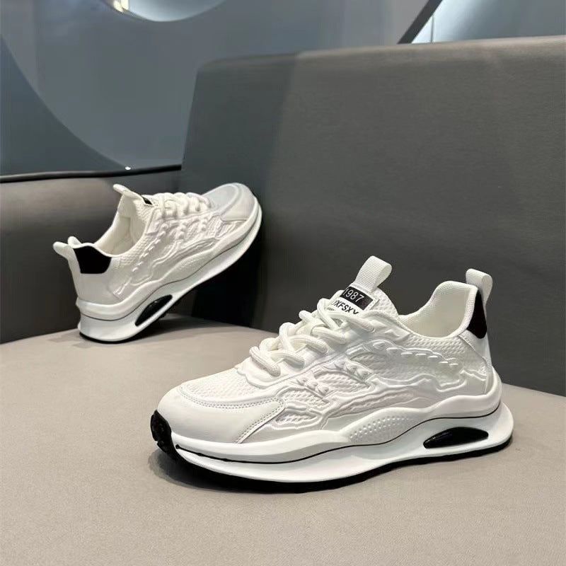 Women's Breathable Casual Sneakers with Cushioned Outsole and Innovative Upper