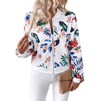 Women's Floral Bomber Jacket