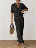 Elegant Women's Crochet Kimono Set