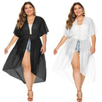 Women's Elegant Sheer Beach Kimono