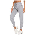 Women's Comfortable Athletic Pants with Elastic Waist and Side Pockets