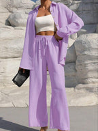 Women's Elegant and Casual Loose-Fit Loungewear Set