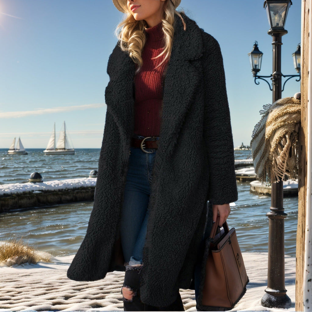 Women's Cozy Oversized Teddy Coat
