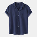 Women's Short-Sleeve Shirt with Practical Chest Pocket and Casual Cut