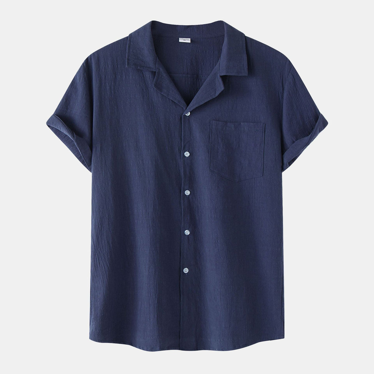 Women's Short-Sleeve Shirt with Practical Chest Pocket and Casual Cut